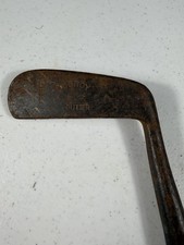 Vintage Rob Roy Forged Putter Hickory Shaft Leather Grip 29 Antique Golf