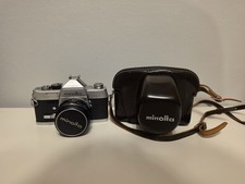 minolta SR-1 in with a rokkor 35mm lens and a carry case tested, working