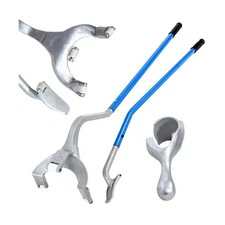 Goplus Tire Changer, 17.5" to 24" Steel Tire Mount Demount Tool Kit, Tubeless...