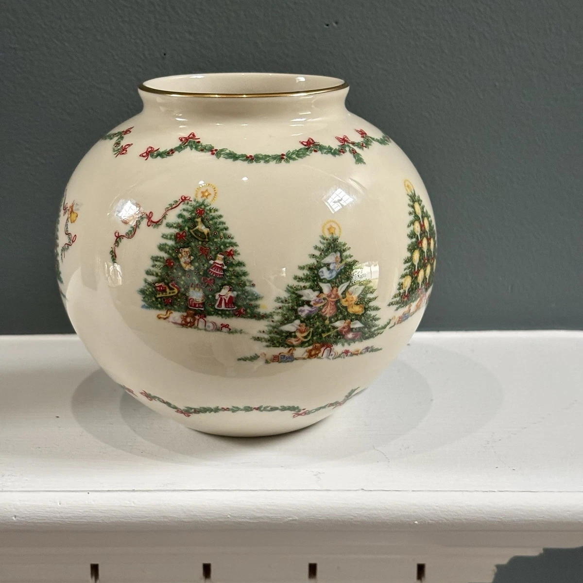 lenox christmas vase products for sale | eBay