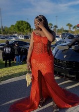 Dress I Wore To Prom For About 5 Hours With A Corset Top With Ties In The Back