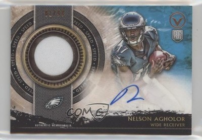 2015 Topps Valor Speed 81/99 Nelson Agholor RPA Rookie Patch Auto RC Shield 10k8