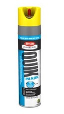 Krylon Industrial QT0380100 Inverted Marking Paint, 22 oz. Yellow 3 Pack