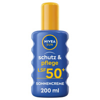 Nivea Sun Schutz & Pflege Sonnenspray Lsf 50+(200 Ml), Sonnencreme Spray FüR 48H