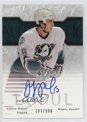 2003-04 SP Authentic Future Watch 187/900 Joffrey Lupul #136 Rookie Auto RC lk8