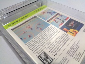 TV Sports Hockey (TurboGrafx-16 TG16) USA SEALED GRADED WATA 9.8 A++ VIDEO GAME