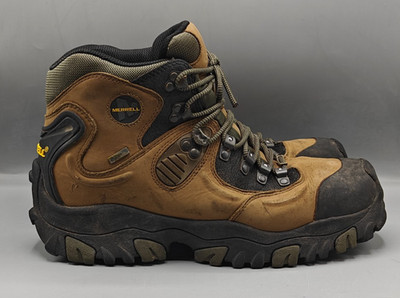 MERRELL POLAR BLAST Waterproof brown hiking Boots men's SZ 10.5 US