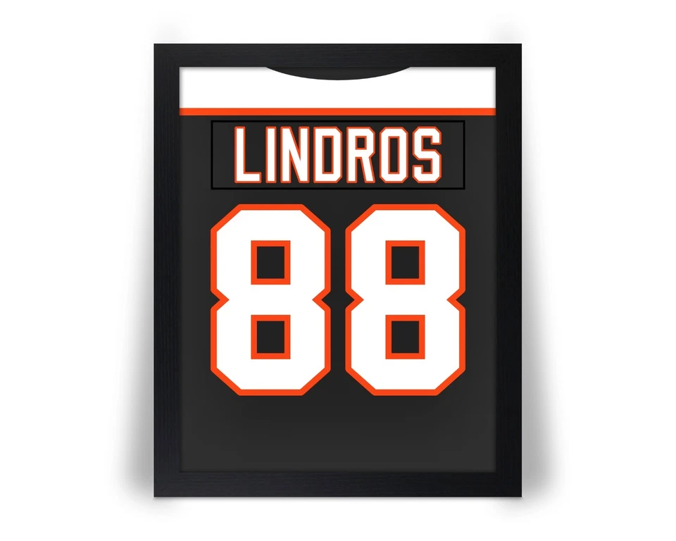 Comparar con la foto de los Philadelphia Flyers de Eric Lindros - 8x10 11x14 16x20 JZ Foto 3 de 4