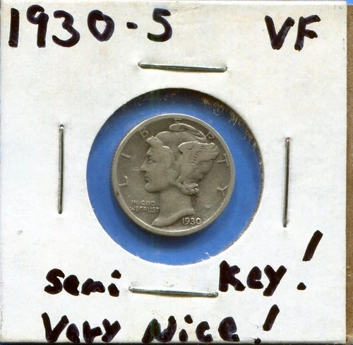 W@W 1930-s Mercury Dime !!!! ( LOW Mintage !!!!)  VF !!!!!