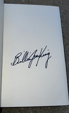 Billie Jean King signed book All In Billie Jean King signed book All In