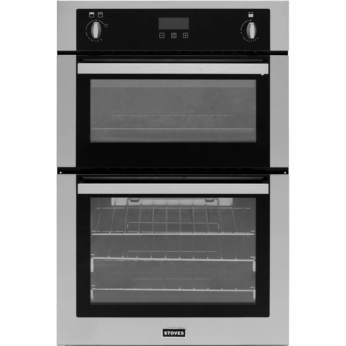 Double gas outlet oven built in