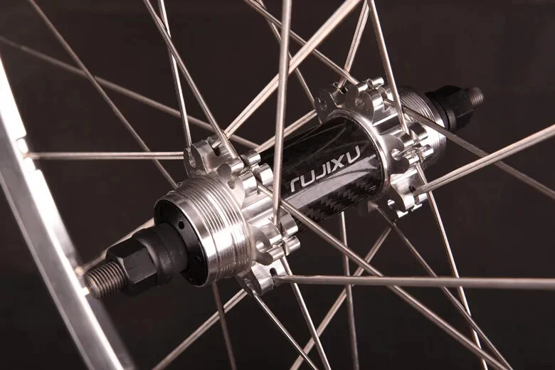 700C 30 40 50mm Depth Fixed Gear Track Bicycle Wheelset carbon HUB Anti-cursor - Image 4 of 4