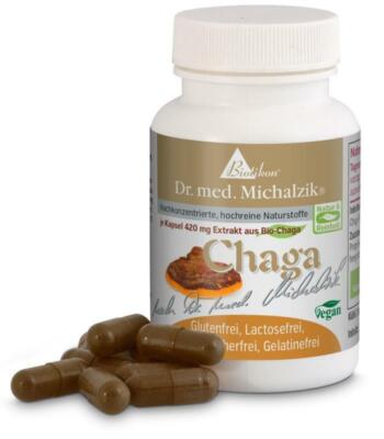 Chaga nach Dr. med. Michalzik - aus naturbelassene Wildsammlung - von BIOTIKON 