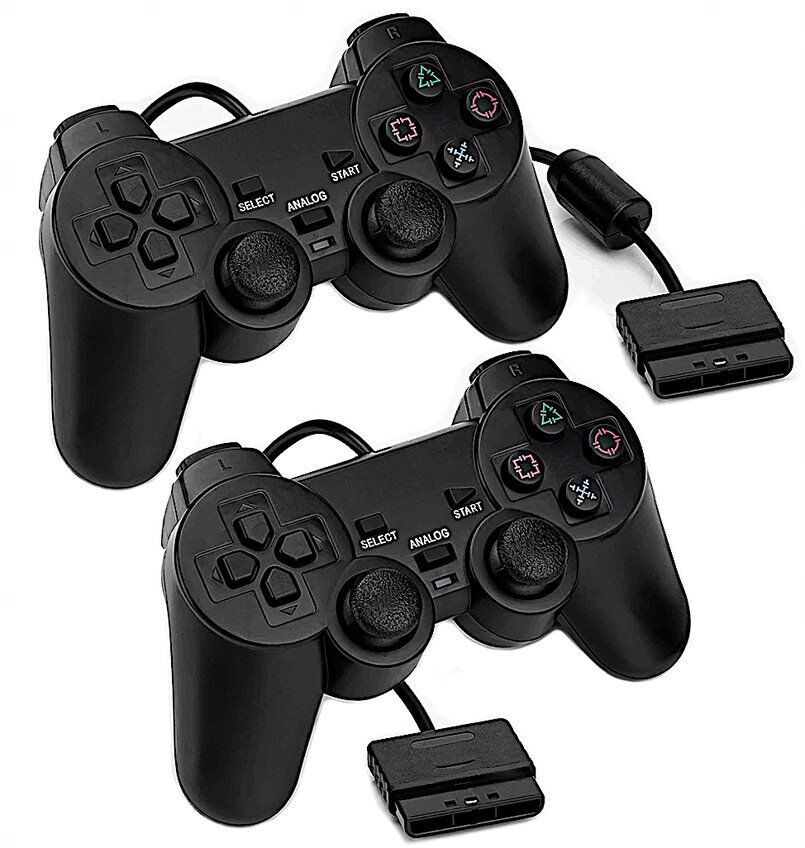  (PS2) Wired Controller for Sony PlayStation 2 - Black