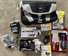 Vivitar Camera Accessories Bundle Strap, Filter Kit, Flash, Duster, Hood, Etc  