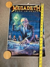 MEGADETH "RUST IN PEACE" Canvas Poster NEW SEALED US SELLER