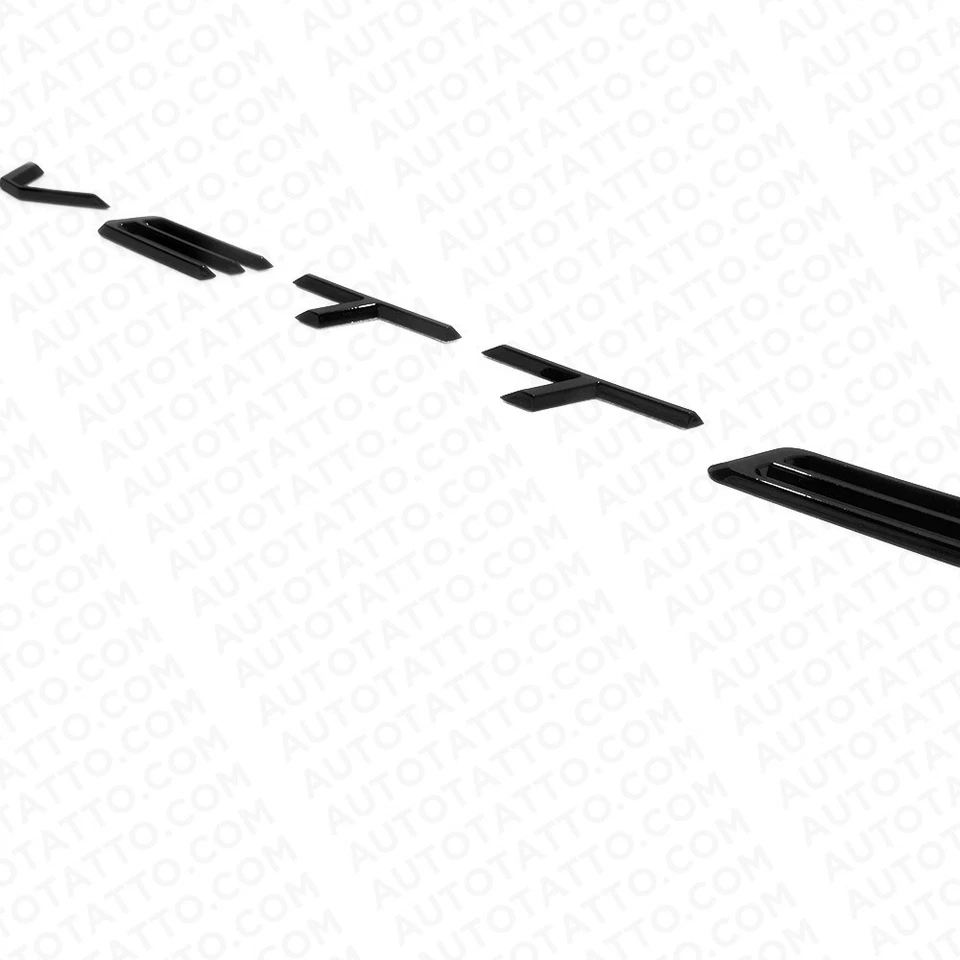 20+ Parachoques trasero Chevrolet C8 Corvette letra insignia placa de identificación emblema negro brillante Foto 2 de 4