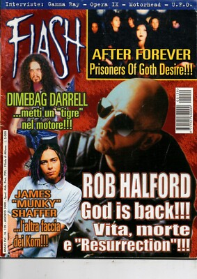 FLASH 139 After Forever Dimebag Darrell Rob Halford James Shaffer Gamma Ray UFO