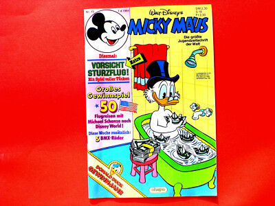 Comic Mickey Mouse issue 15 1984 with insert