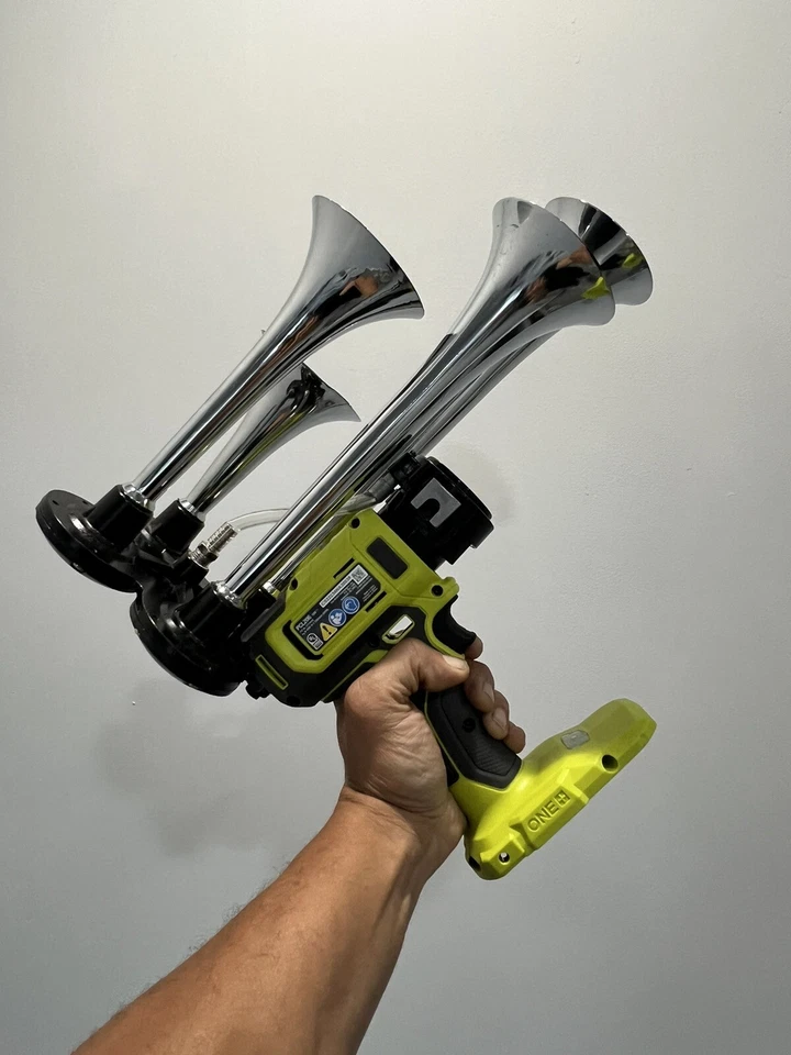 Ryobi 18v  Quad Air Train Horn (chrome version) - Image 4 of 4