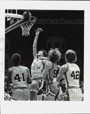 #ad #ad 1977 Press Photo North Carolina State College vs. Oregon State Basketball Game $24.99