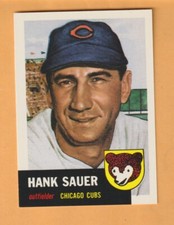 Hank Sauer Chicago Cubs 1991 Topps Archives '53 #111