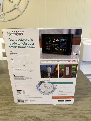 NEW La Crosse Technology Wi-Fi Wind & Weather Station With AccuWeather. Sealed - Picture 5 of 6