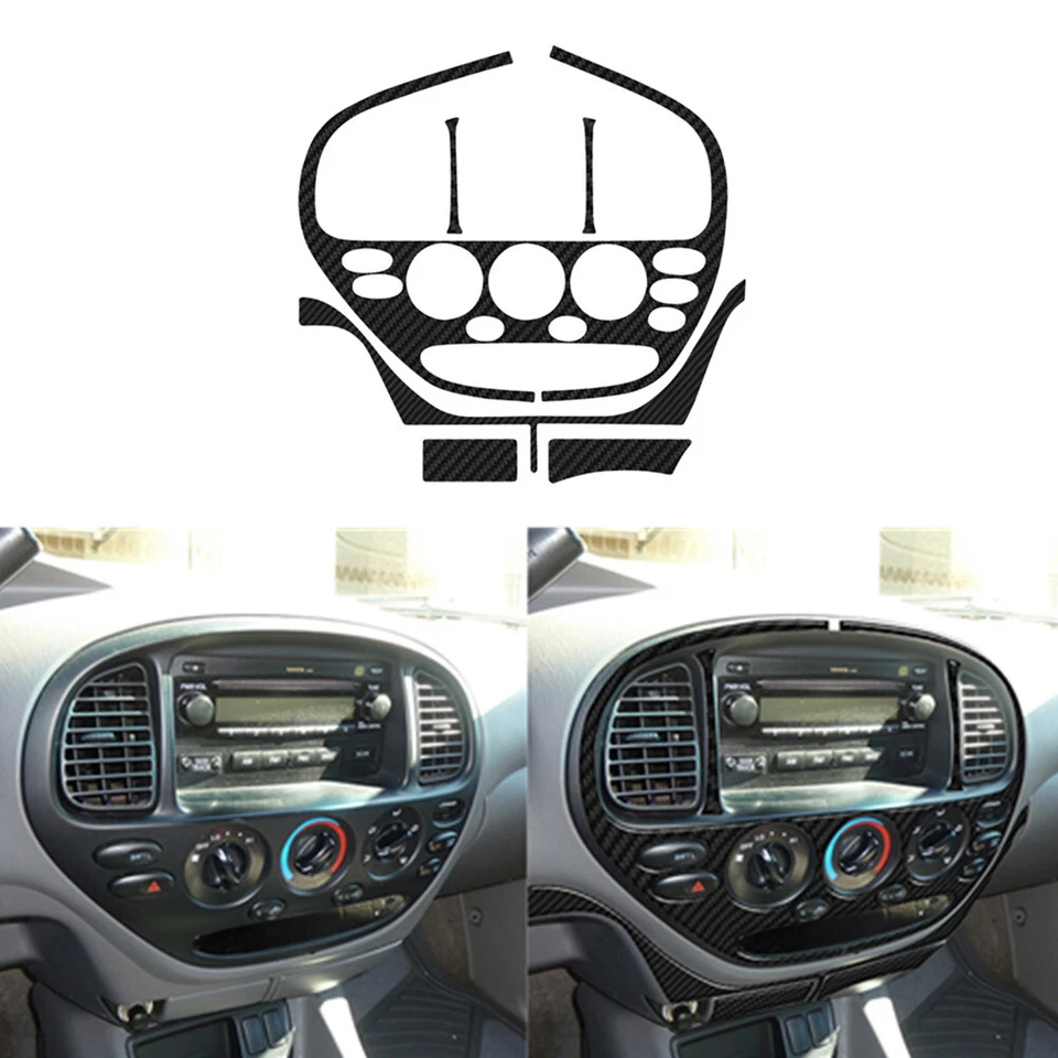 32X Carbon Fiber Interior Full Set Trim Kit For Toyota Tundra Double Cab 2004-06 Foto 2 de 4