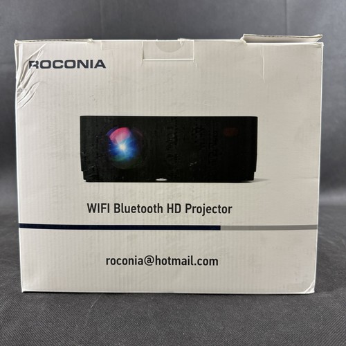Roconia 5G WiFi Bluetooth Native 1080P 9800LM FHD 4k Movie Projector w/ Screen