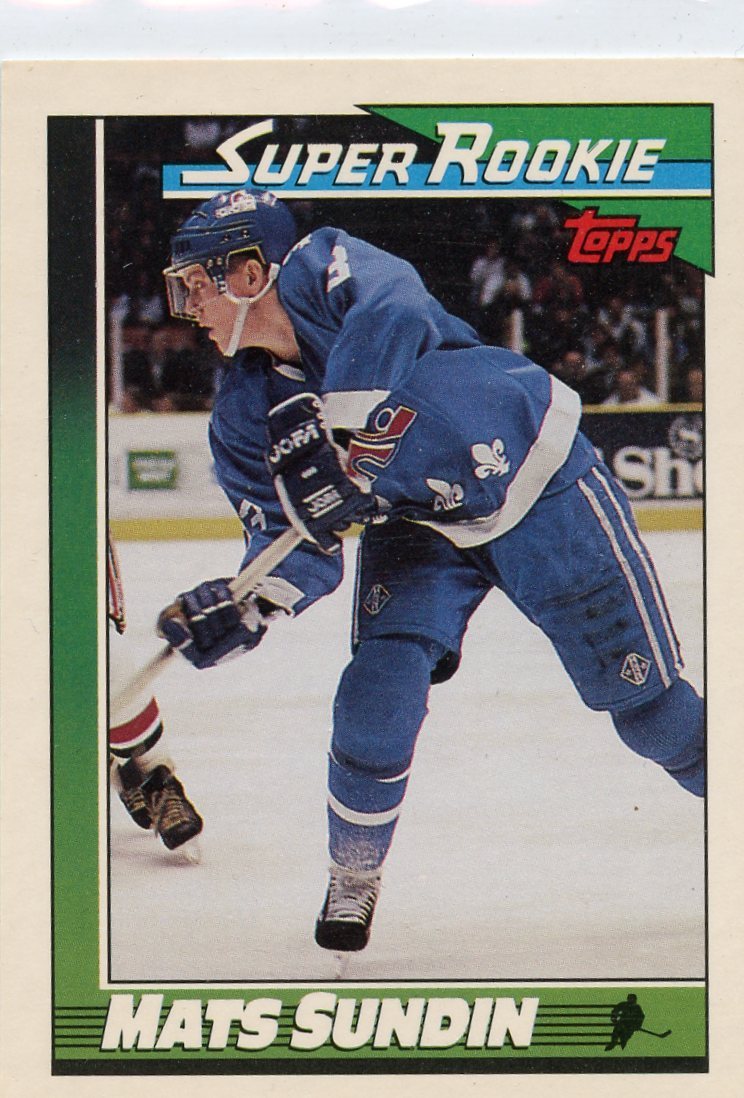 Mats Sundin 1991 Topps O-Pee-Chee Super Rookie #12 | eBay