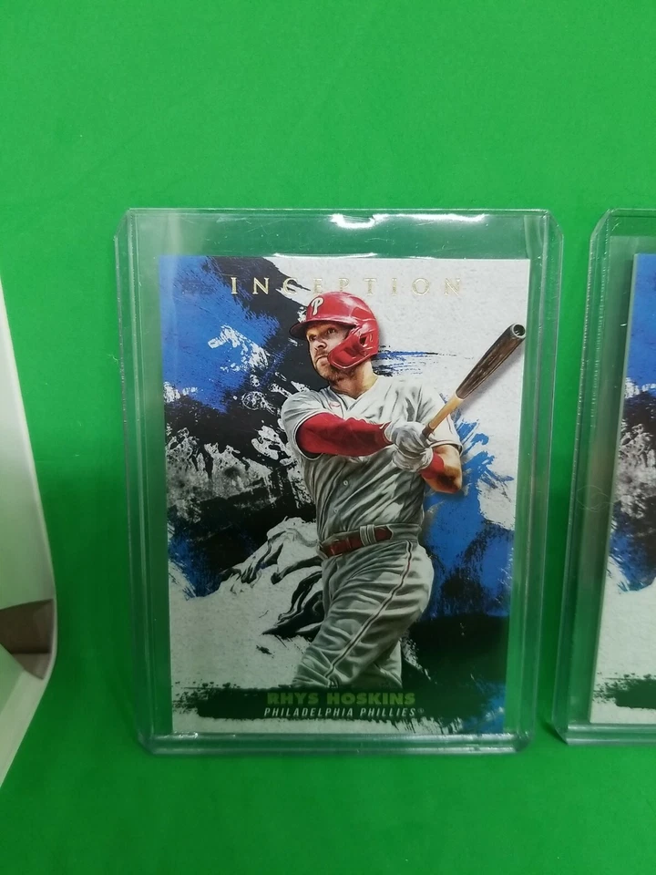 RHYS HOSKINS #71 Philadelphia Phillies Base 2021 Topps Inception Baseball 2 lot - Image 2 of 4