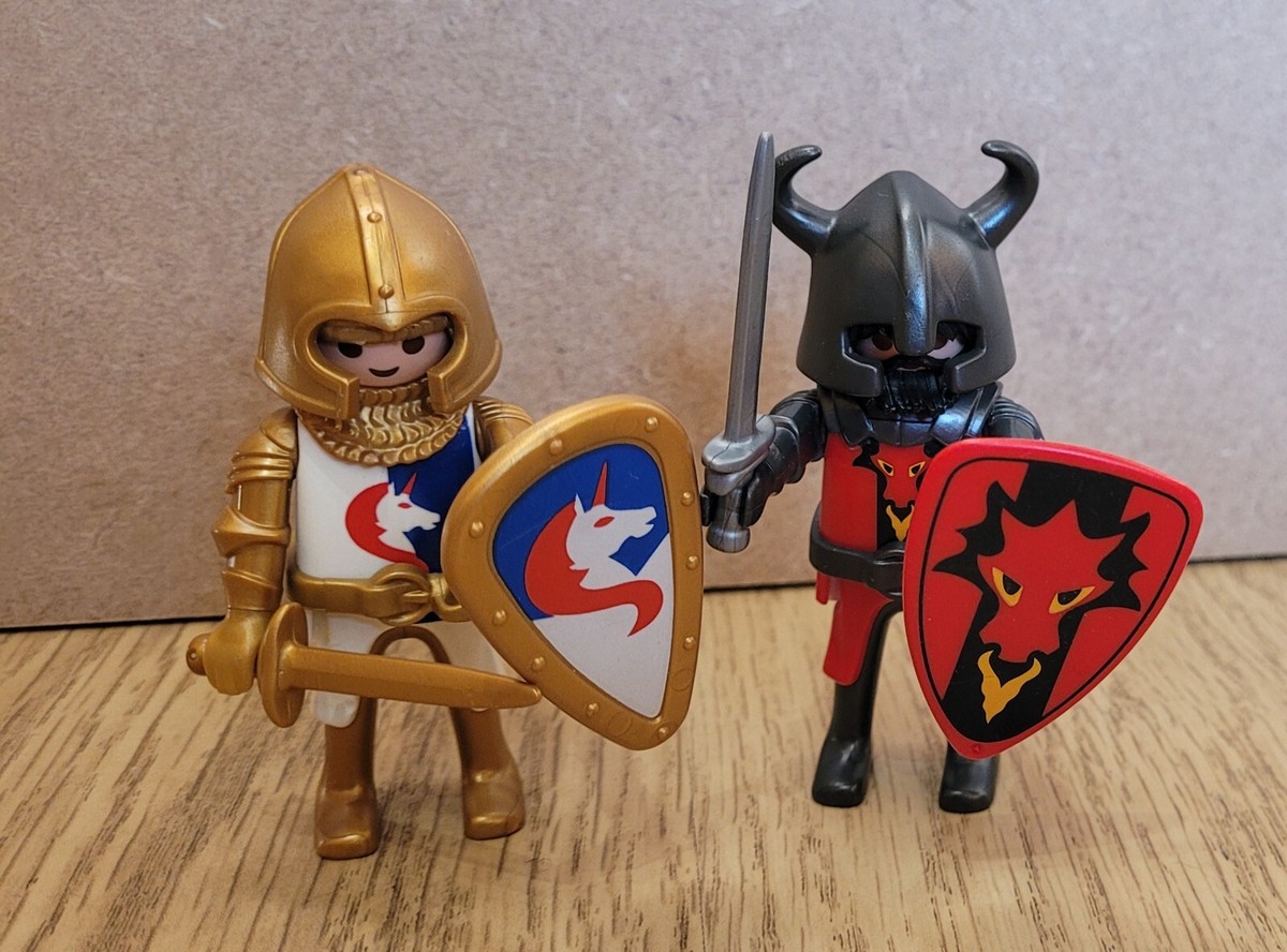 Playmobil 5815 Unicorn Dragon Knights Castle Warriors Weapons