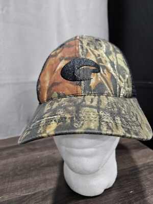 Costa Del Mar Camouflage Trucker Hat Ball Cap Hunting Fishing