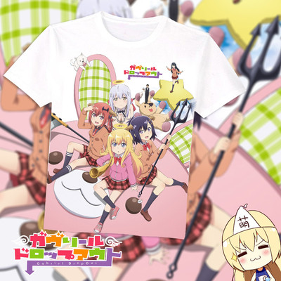 Anime Gabriel DropOut Cute girl T-shirt Short Sleeve Unisex Tee XS-4XL Gift Anime Gabriel DropOut Cute girl T-shirt Short Sleeve Unisex Tee XS-4XL Gift