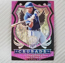 Nick Solak RC SP /75 📈2020 Crusade Rookie Purple Mojo Prizm #19 Texas Rangers