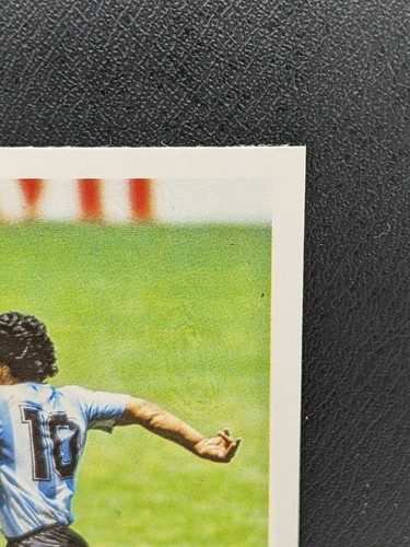 Diego Maradona A Question of Sport Card 1986. Rookie Card. Mint Condition. PSA - Picture 3 of 11