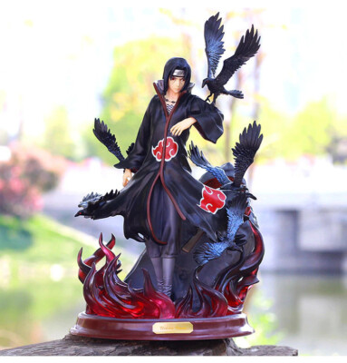 Naruto GK Uchiha Itachi With Crow 28cm PVC Action Figure Statue | eBay