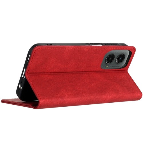 Pour Motorola Edge 2024 Coque Cuir Vegan PU Porte Carte Porte Monnaie Fermeture Magnétique - Photo 17 sur 29