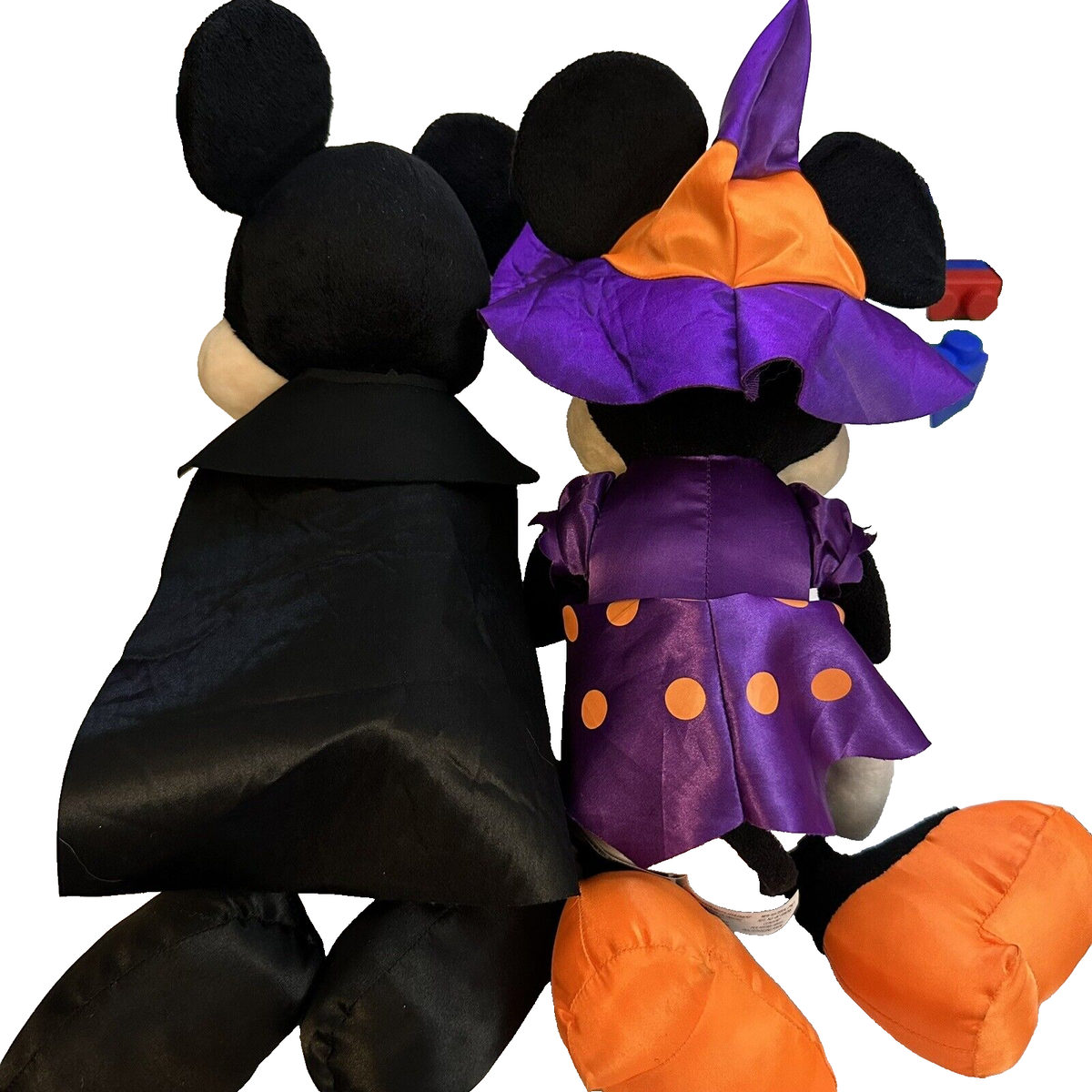 Mickey & Minnie Mouse Halloween Plush | Vampire Mickey & Witch