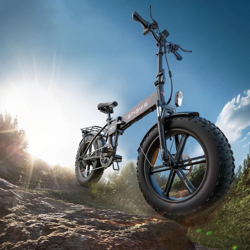 🚲ENGWE EP2 PRO FOLDING ELECTRIC BICYCLE BIG WHEELS 20*4 250-750W 120KM - Zdjęcie 5 z 12
