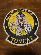 Vintage US Navy Jolly Rogers Tomcat Squadron Patch - VF-84?