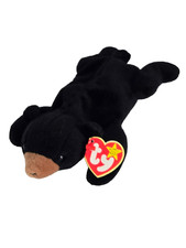 Retired TY BEANIE BABY with tags - BLACKIE THE BEAR
