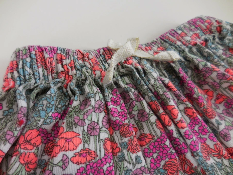 OshKosh Genuine Kids Baby Girls Size 12 Months Elastic Waist Pink Floral Skirt.. - Image 2 of 4