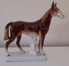 VINTAGE PORCELAIN HORSE STATUE CARL SCHEIDIG GRAFENTHAL c1935-72