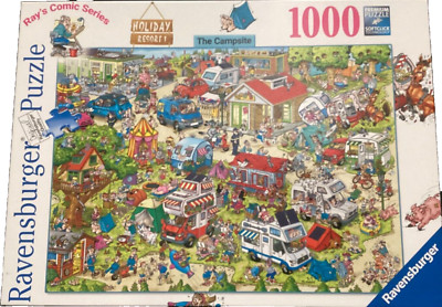 Ravensburger 1000 pc. Holiday Resort: #1 The Campsite2023 jigsaw puzzle Rare NIB