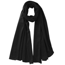 Long Lightweight Soft Scarf for Women and Men Large Shawl Wrap Cotton Blend S...