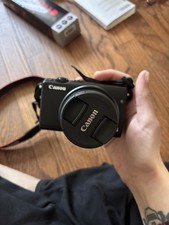 Canon EOS M100 Mirorrless Digital Camera 24.2MP Black with EF-M 15-45mm