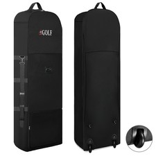 Golf Travel Bag with Wheels - Soft-Sided 600D Polyester Oxford Wear-Resistant