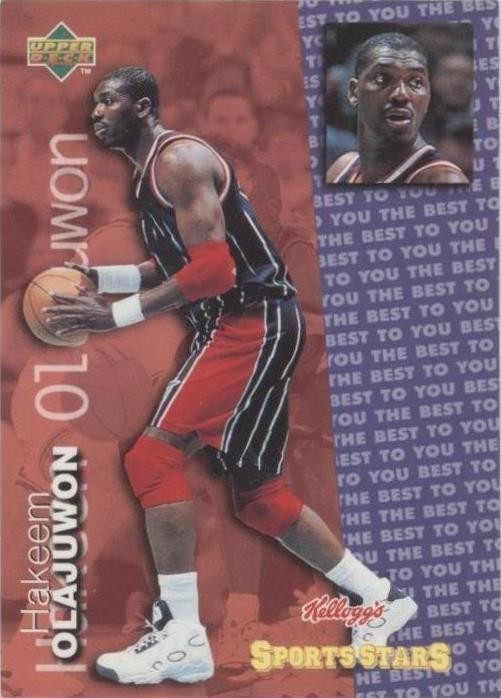 1997 Upper Deck Kellogg's Sports Stars - Hakeem Olajuwon #SS 2 for