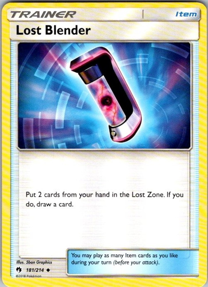 Pokemon SM - Lost Thunder Lost Blender 181/214 NM